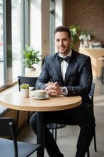 "Amsterdam" Tuxedo Jacket Peak - LumoraBlacke"Amsterdam" Tuxedo Jacket PeakTUX-111949XS