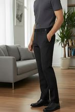 "Ethan" Black Super 150's Luxury Viscose Blend Suit Pants - Lumora27-29 (Adjustable)e"Ethan" Black Super 150's Luxury Viscose Blend Suit PantsTUX-113952Short
