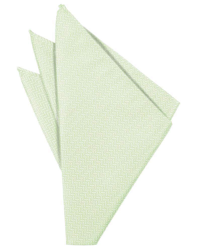 Herringbone Pocket Square - LumoraPistachioeHerringbone Pocket SquareTUX-123243