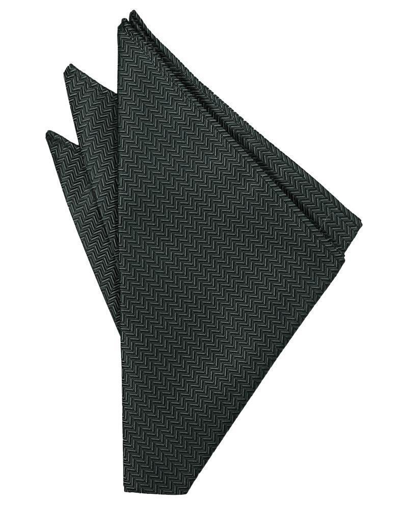Herringbone Pocket Square - LumoraAsphalteHerringbone Pocket SquareTUX-123243