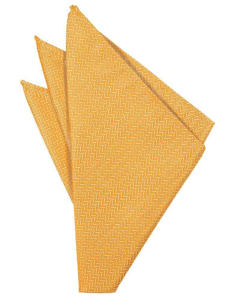 Herringbone Pocket Square - LumoraMandarineHerringbone Pocket SquareTUX-123243