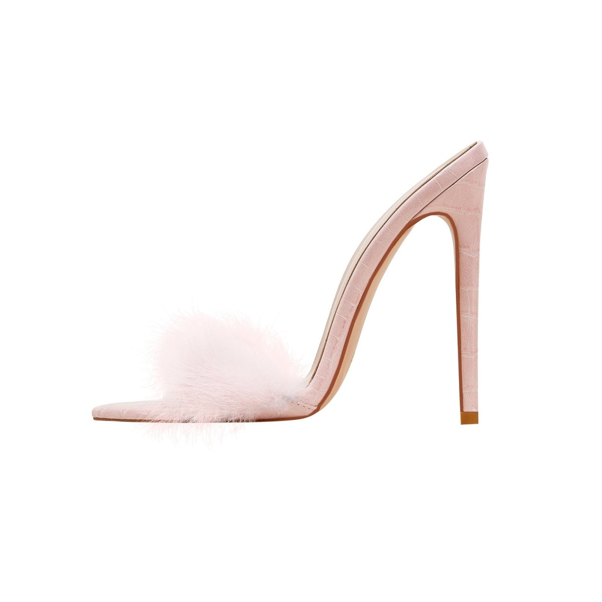 Lightweight Fluffy Pink Heels - Lumora35eLightweight Fluffy Pink HeelsJR60332035Pink