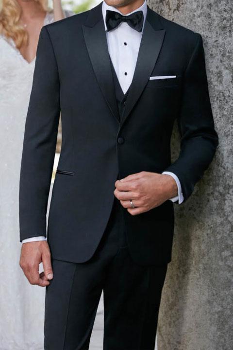 "Milan" Black Tuxedo Jacket Peak (Separates) - Lumora34Se"Milan" Black Tuxedo Jacket Peak (Separates)TUX-116682Black