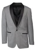 "Sebastian" Grey Pindot Tuxedo Jacket Shawl (Separates) - Lumora34Se"Sebastian" Grey Pindot Tuxedo Jacket Shawl (Separates)TUX-117033Grey Pindot