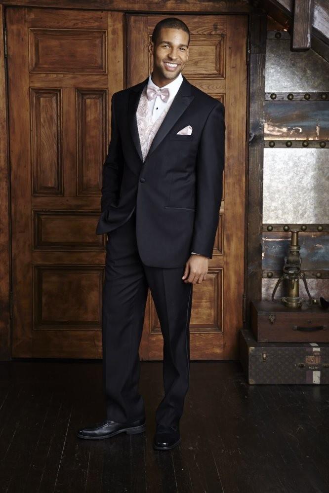 "Vienna" Black Tuxedo Jacket Peak (Separates) - Lumora34Se"Vienna" Black Tuxedo Jacket Peak (Separates)TUX-114481Modern